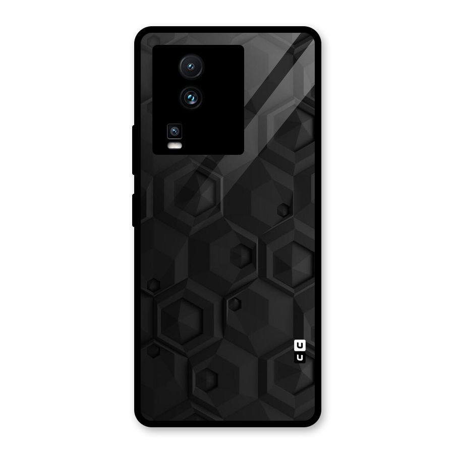 Classic Hexa Glass Back Case for Vivo iQOO Neo 7 Pro
