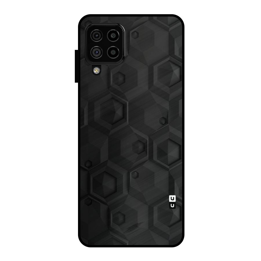 Classic Hexa Metal Back Case for Galaxy A22 4G