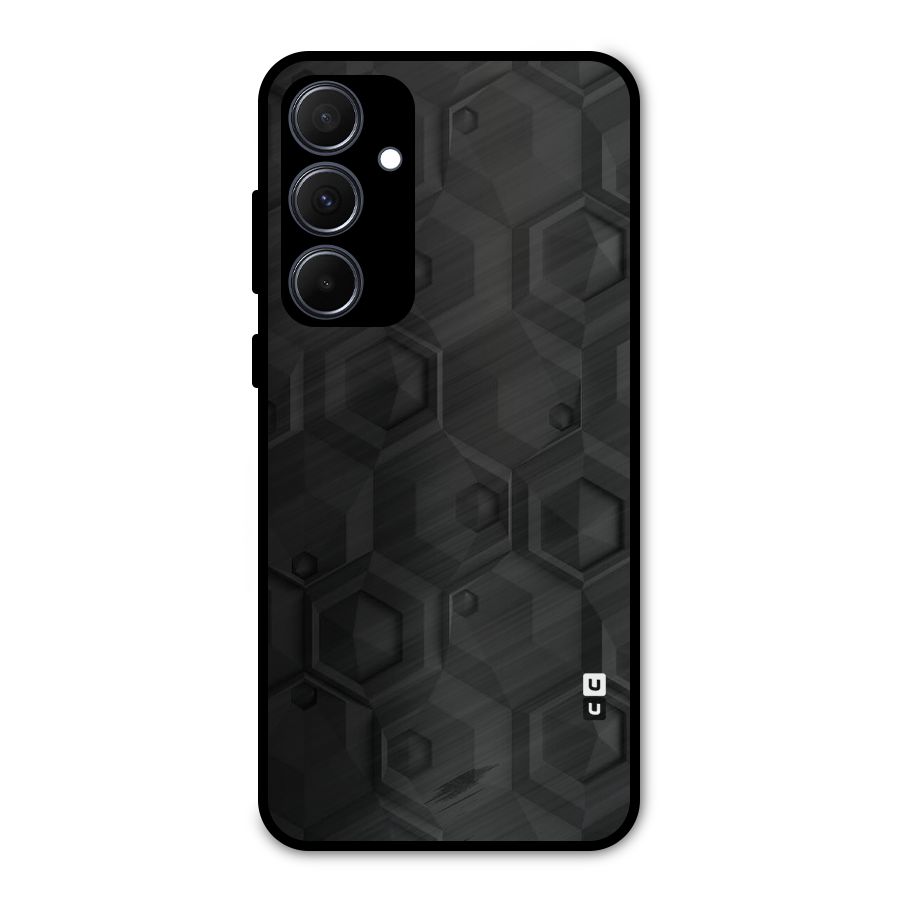 Classic Hexa Metal Back Case for Galaxy A35
