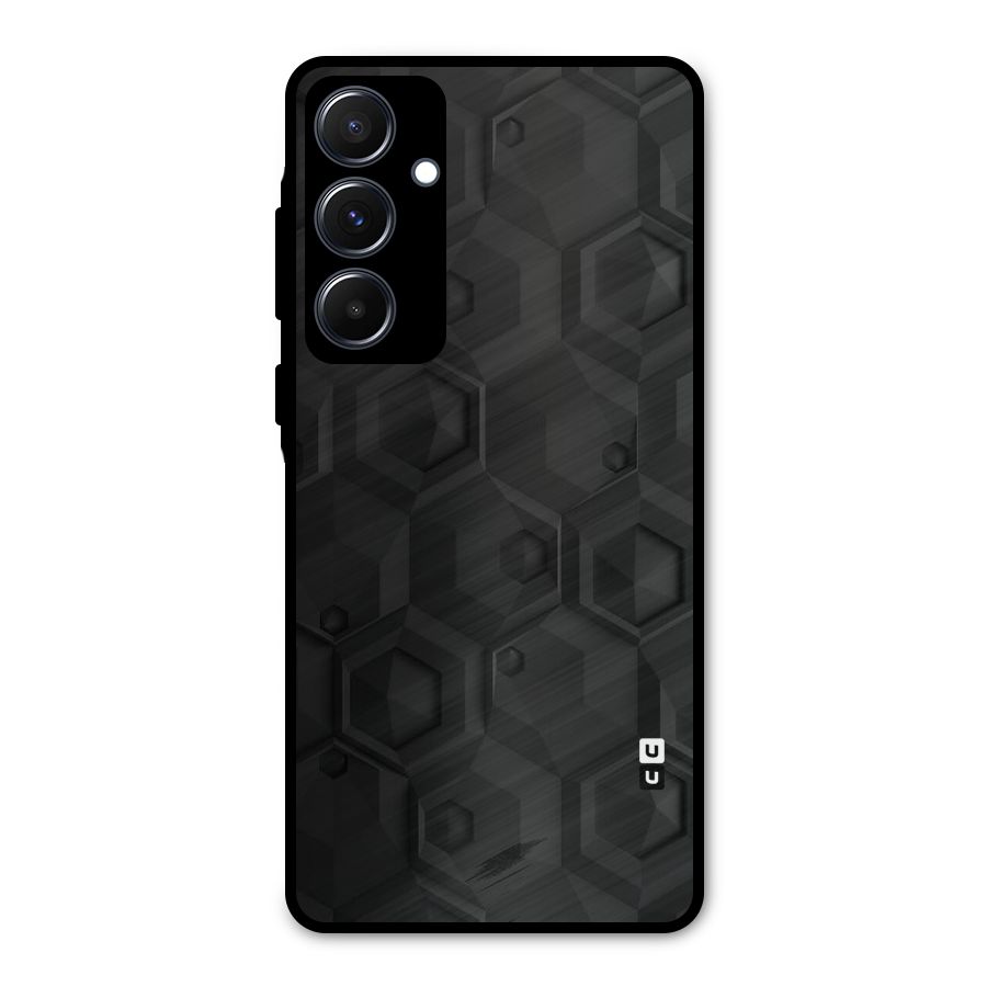 Classic Hexa Metal Back Case for Galaxy A55