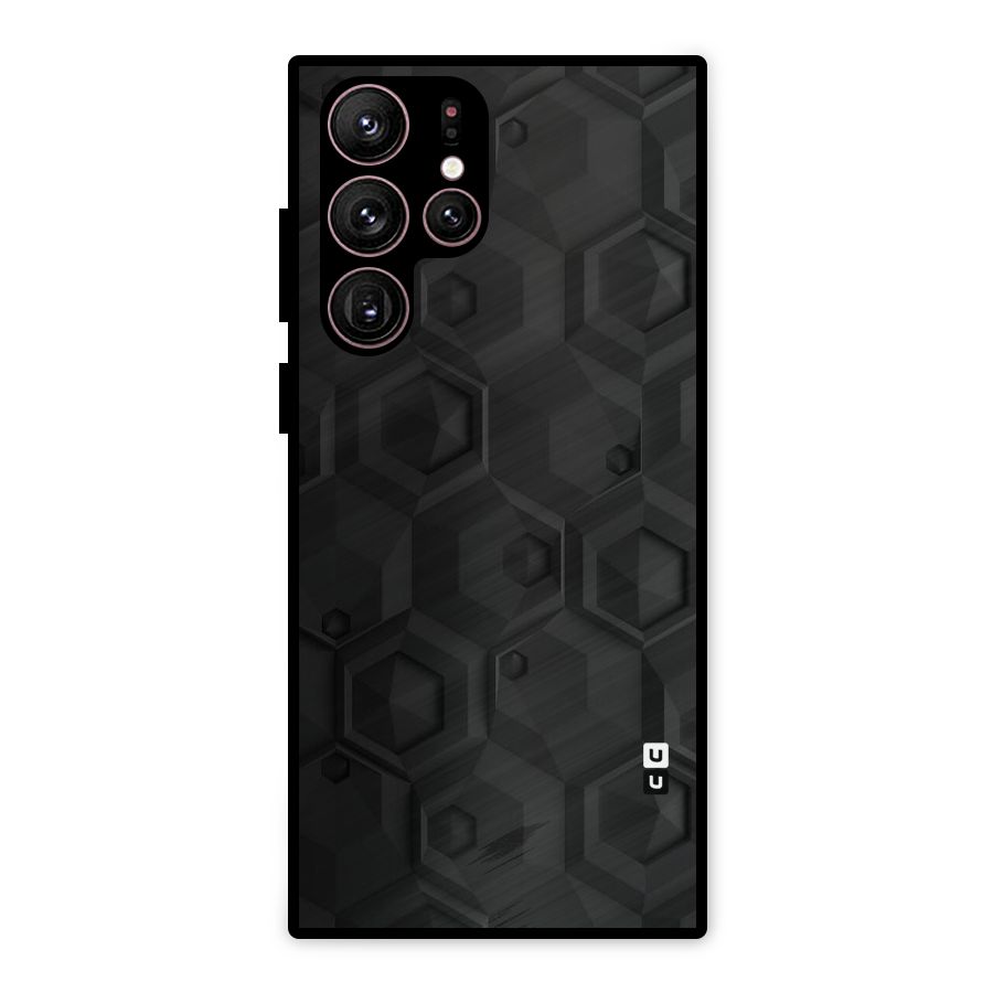 Classic Hexa Metal Back Case for Galaxy S22 Ultra 5G