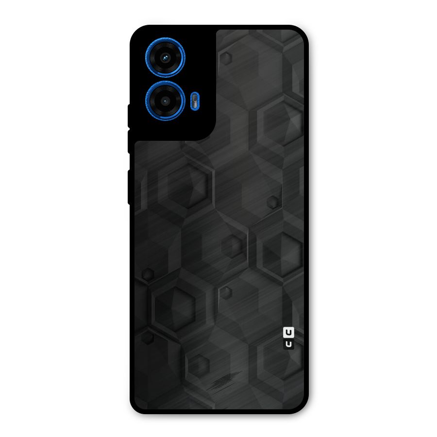 Classic Hexa Metal Back Case for Moto G45