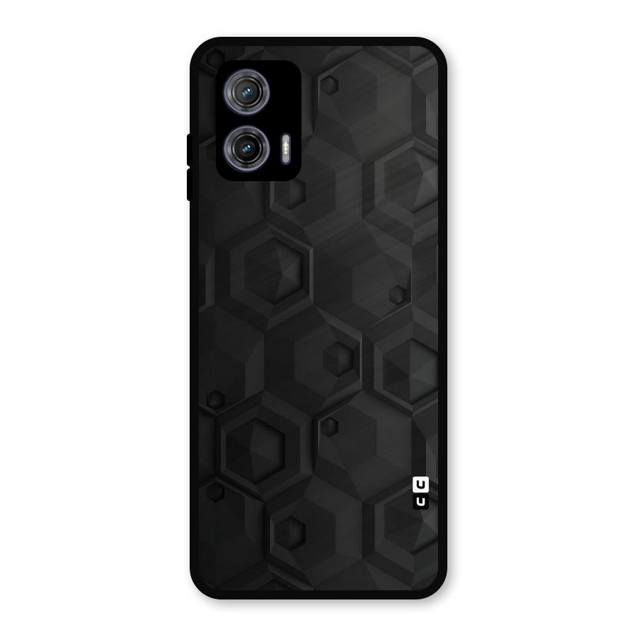 Classic Hexa Metal Back Case for Moto G73