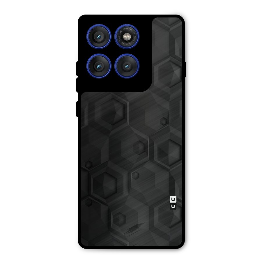 Classic Hexa Metal Back Case for Motorola Edge 60 Pro