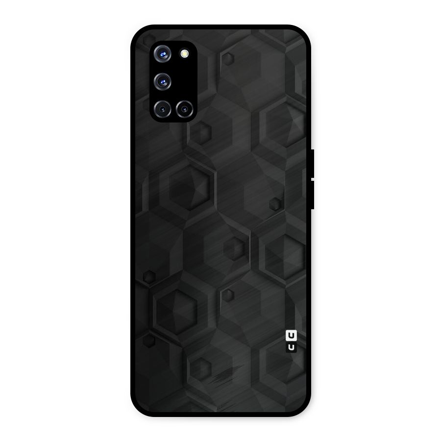 Classic Hexa Metal Back Case for Oppo A52