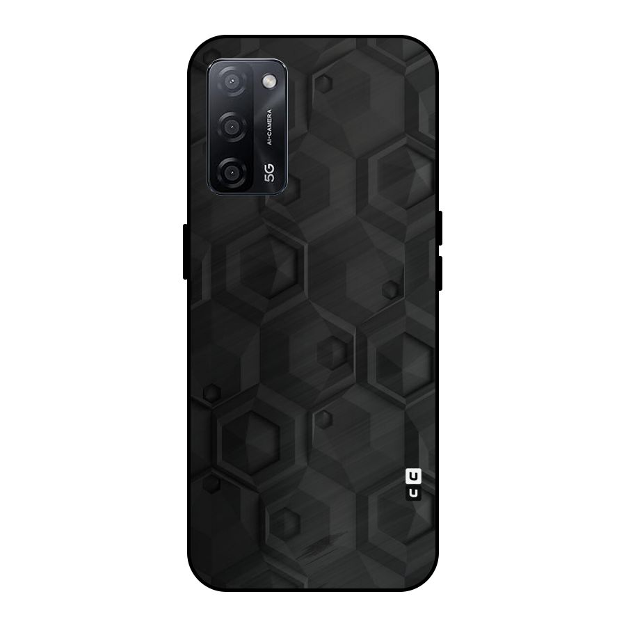 Classic Hexa Metal Back Case for Oppo A53s 5G