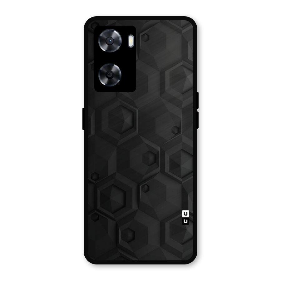 Classic Hexa Metal Back Case for Oppo A77