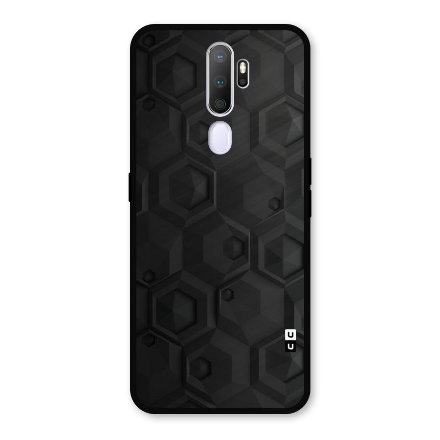 Classic Hexa Metal Back Case for Oppo A9 (2020)