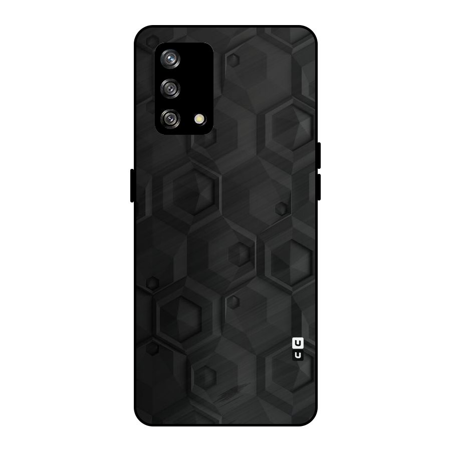 Classic Hexa Metal Back Case for Oppo F19