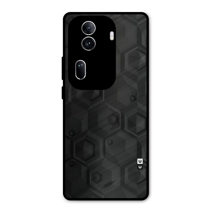Classic Hexa Metal Back Case for Oppo Reno11 Pro 5G