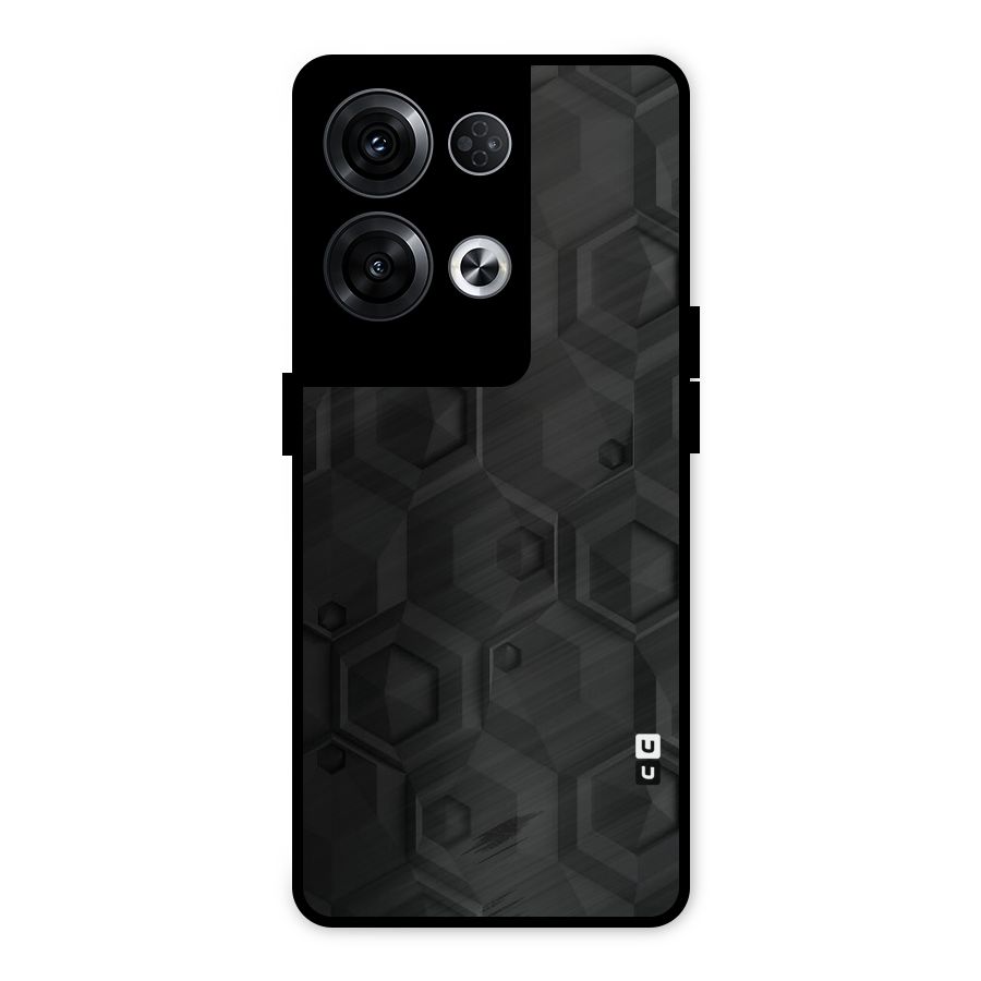 Classic Hexa Metal Back Case for Oppo Reno8 Pro 5G