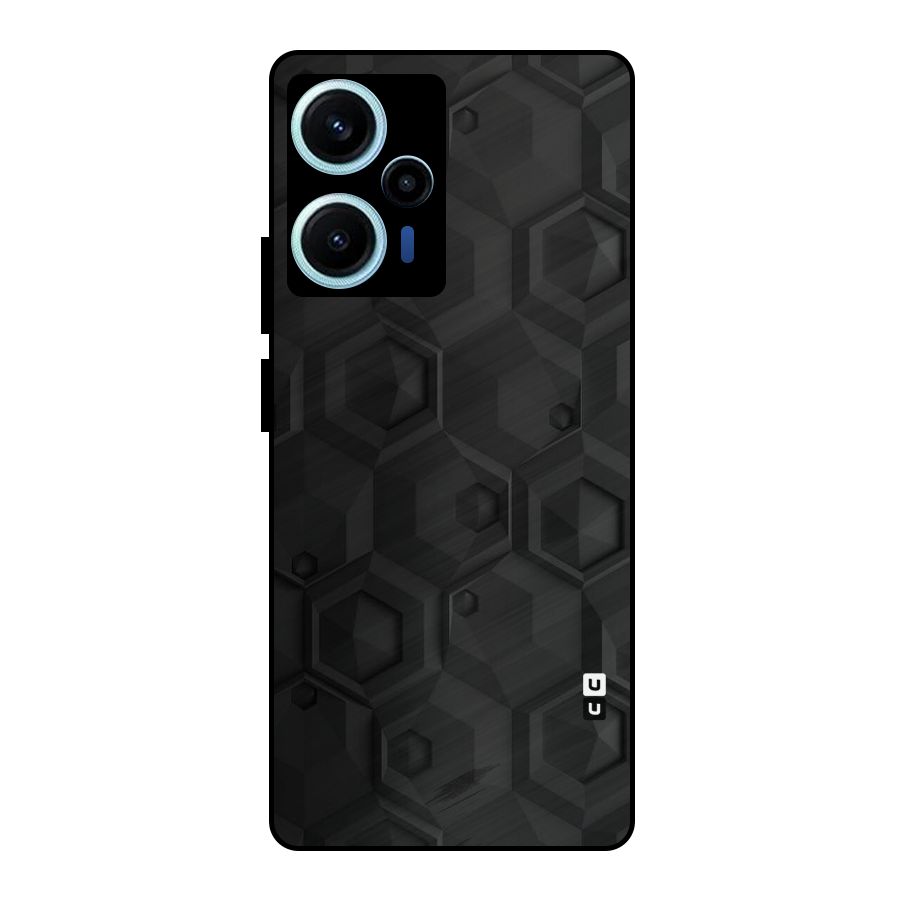 Classic Hexa Metal Back Case for Poco F5