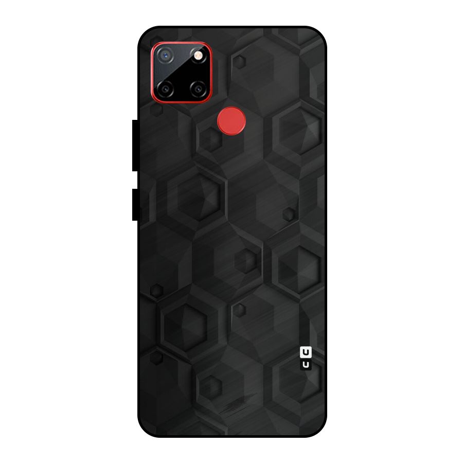 Classic Hexa Metal Back Case for Realme C12
