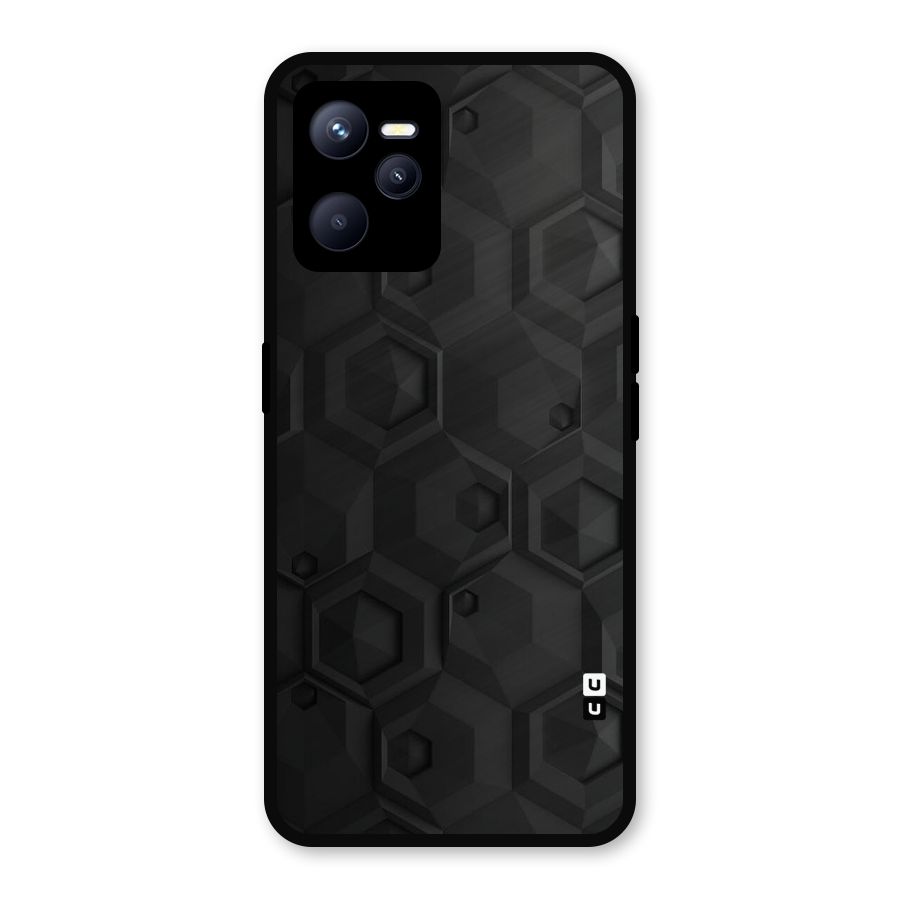 Classic Hexa Metal Back Case for Realme C35