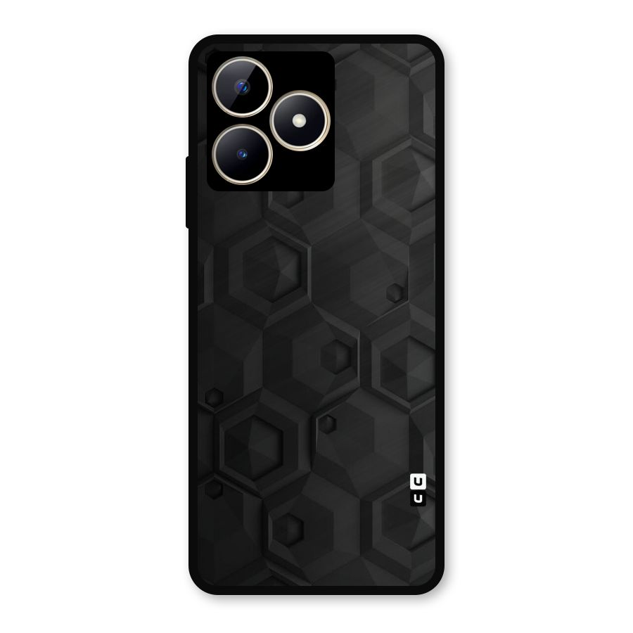 Classic Hexa Metal Back Case for Realme C53
