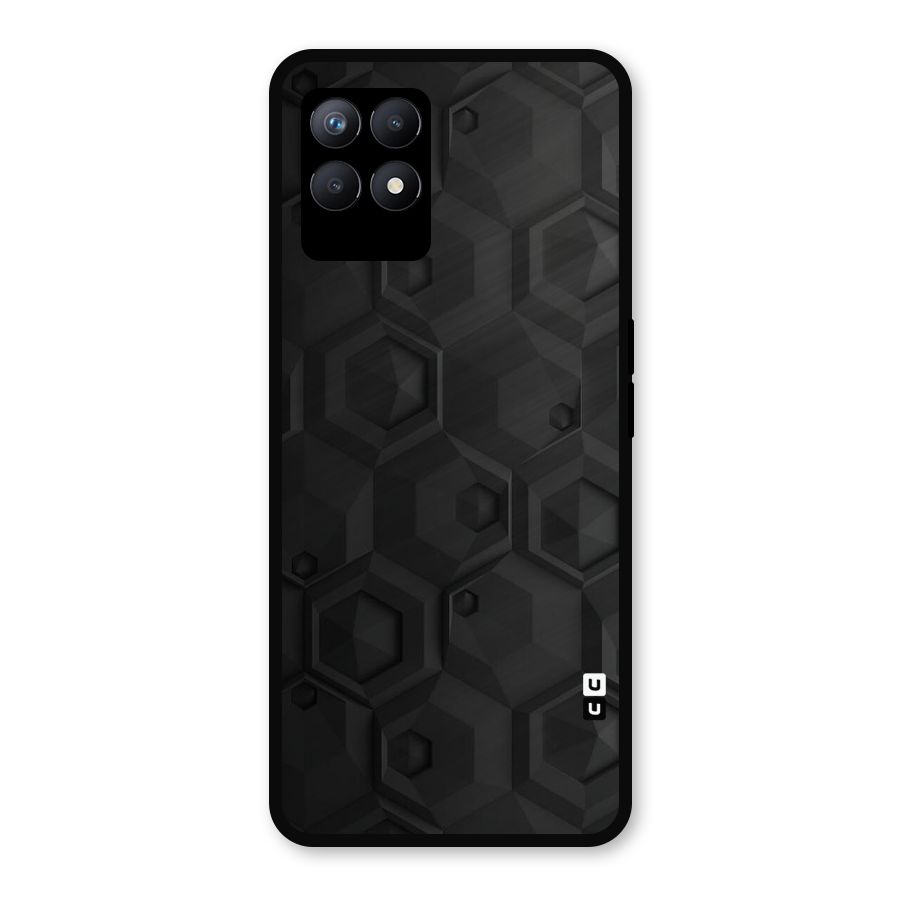 Classic Hexa Metal Back Case for Realme Narzo 50