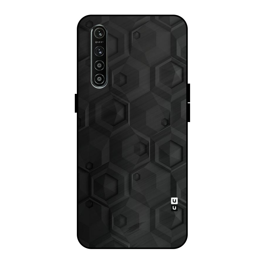 Classic Hexa Metal Back Case for Realme XT