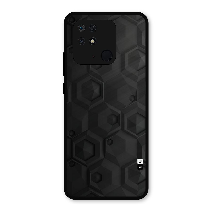 Classic Hexa Metal Back Case for Redmi 10