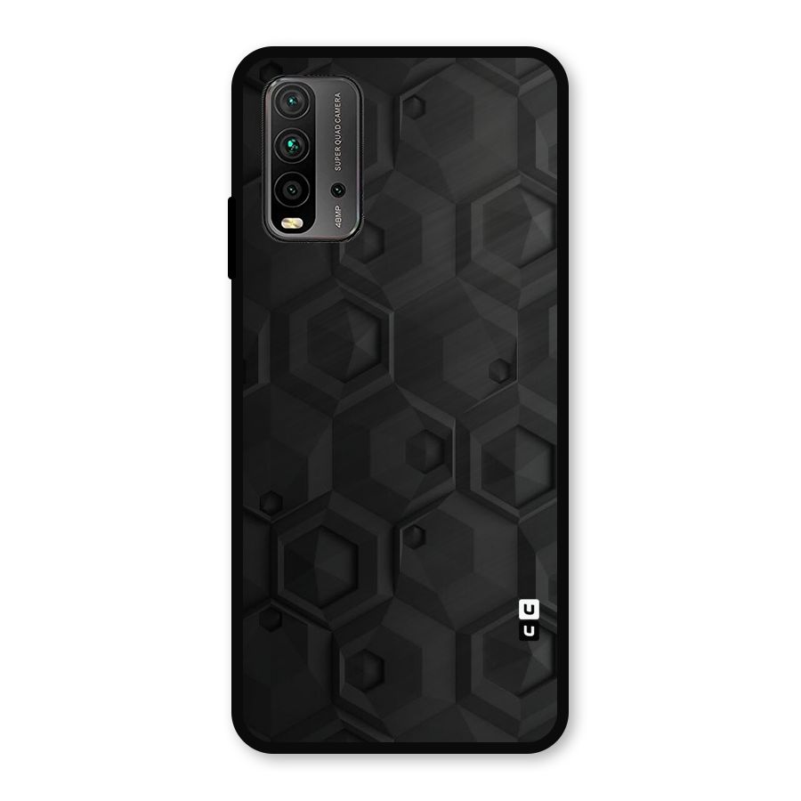 Classic Hexa Metal Back Case for Redmi 9 Power