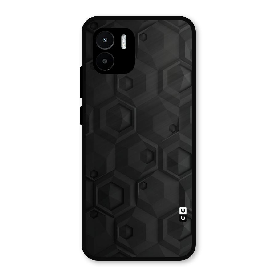Classic Hexa Metal Back Case for Redmi A2