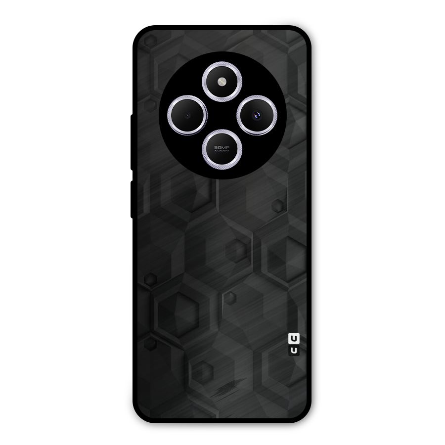 Classic Hexa Metal Back Case for Redmi A4