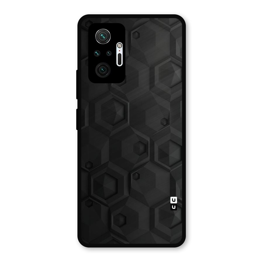 Classic Hexa Metal Back Case for Redmi Note 10 Pro Max