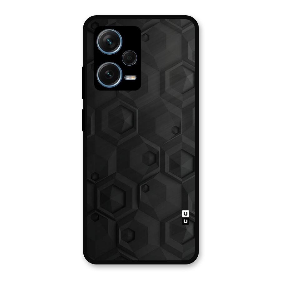Classic Hexa Metal Back Case for Redmi Note 12 Pro Plus 5G