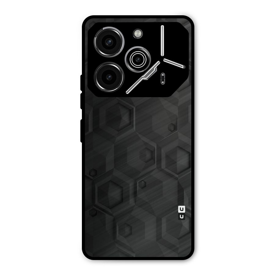 Classic Hexa Metal Back Case for Tecno Pova 6 Pro