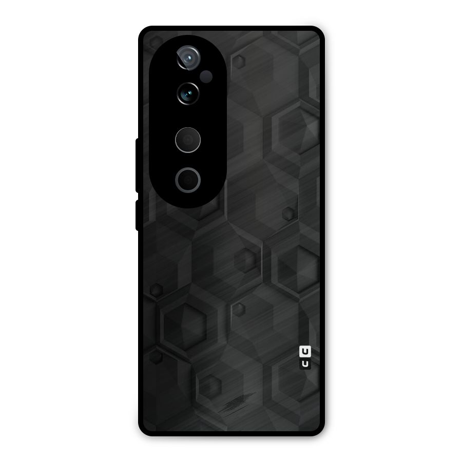 Classic Hexa Metal Back Case for Vivo T3 Ultra
