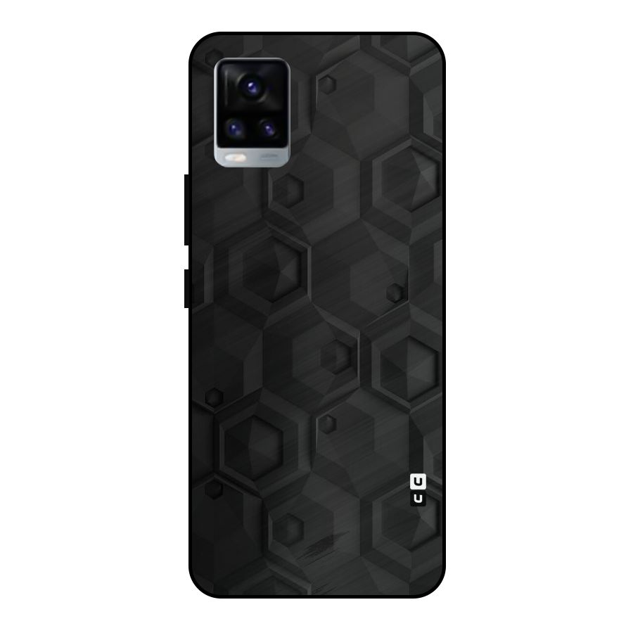 Classic Hexa Metal Back Case for Vivo V20 2021