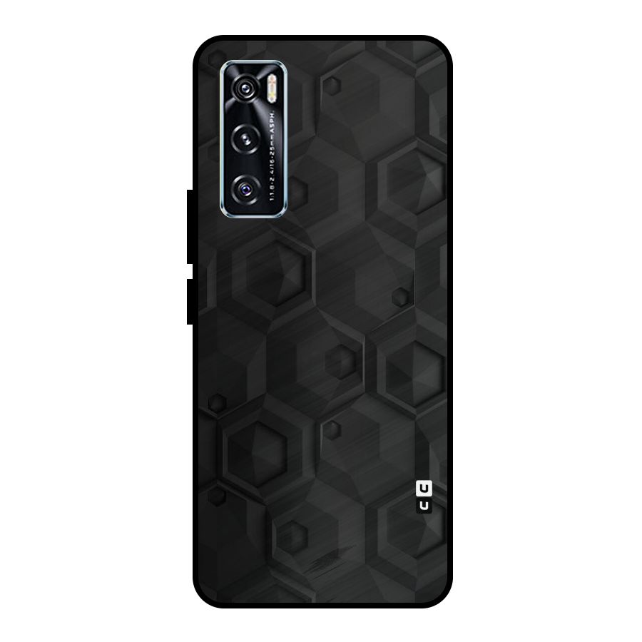 Classic Hexa Metal Back Case for Vivo V20 SE