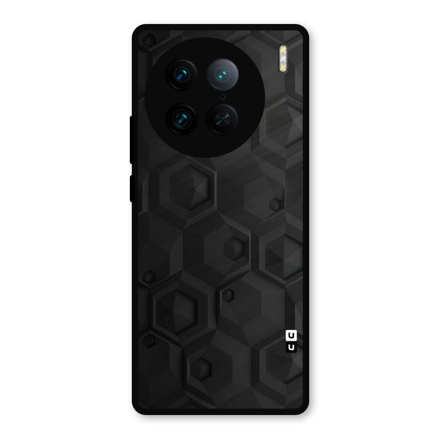 Classic Hexa Metal Back Case for Vivo X90 Pro
