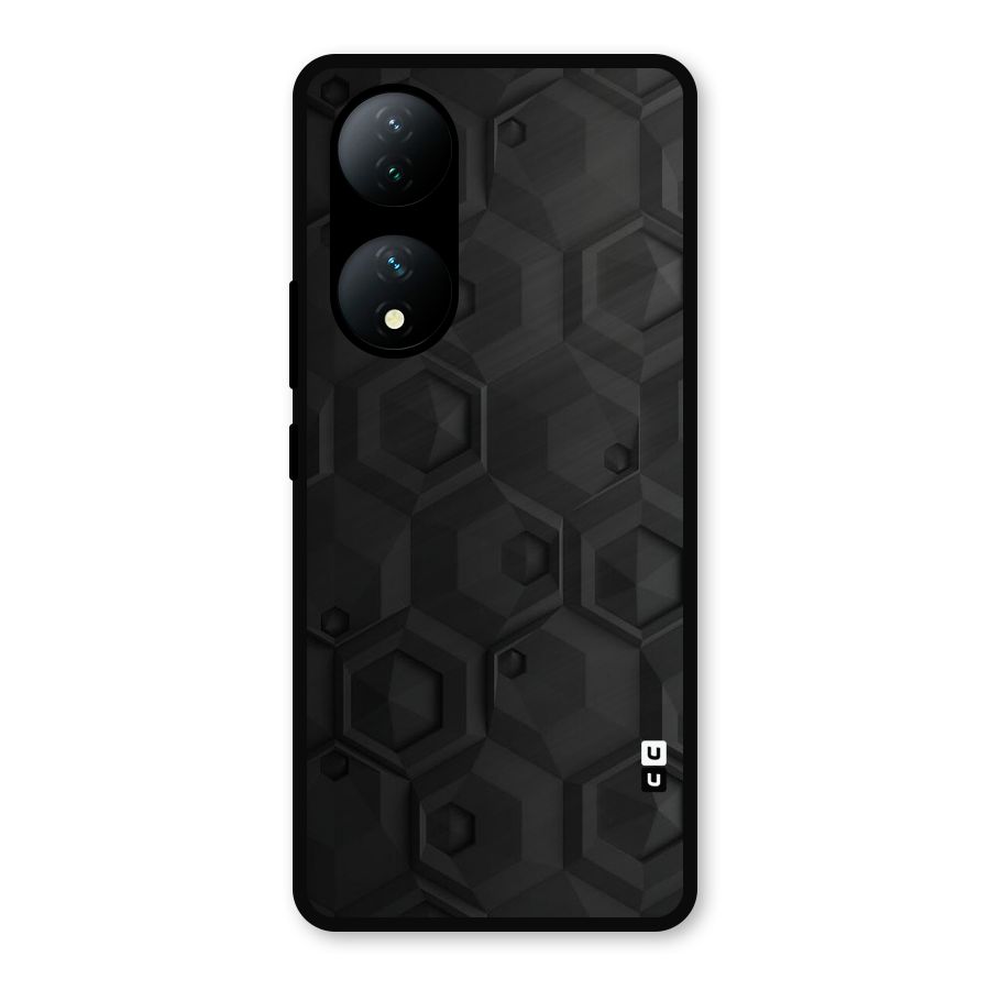 Classic Hexa Metal Back Case for Vivo Y100a