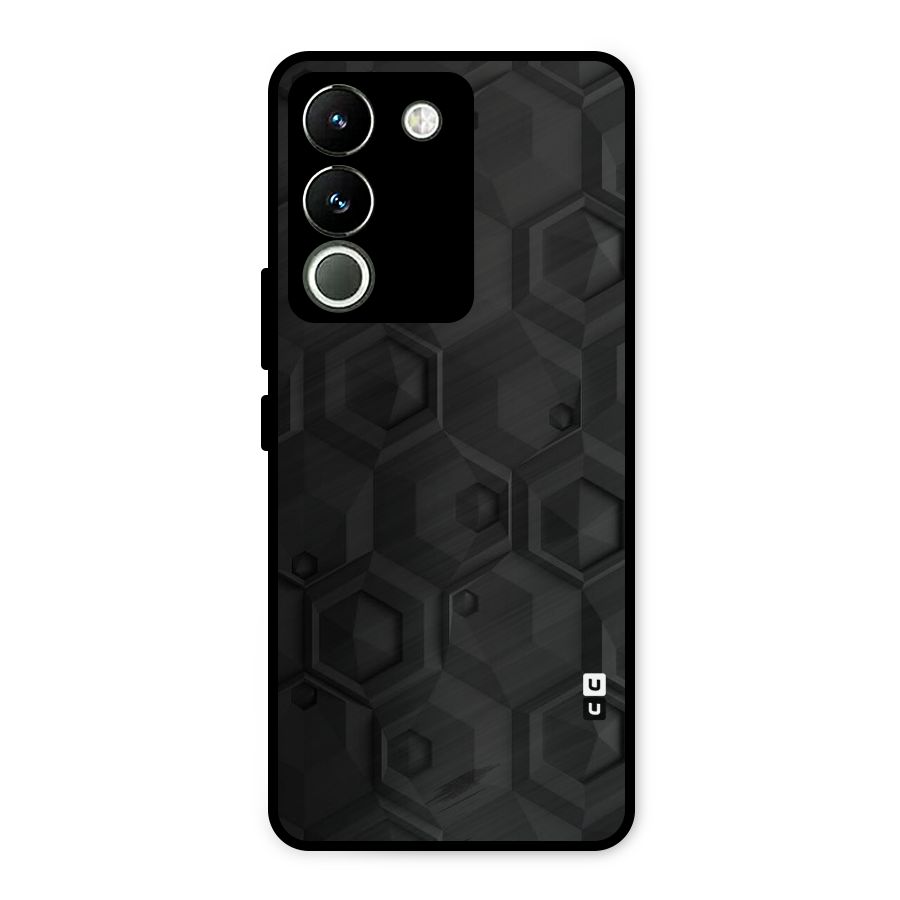 Classic Hexa Metal Back Case for Vivo Y200