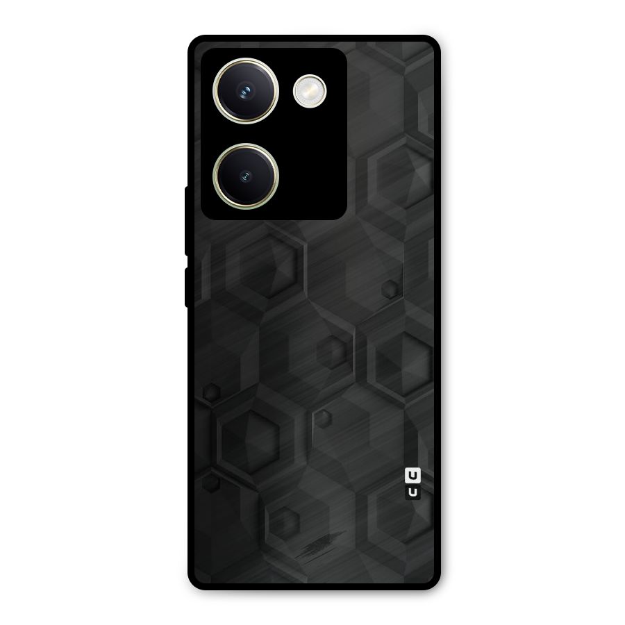 Classic Hexa Metal Back Case for Vivo Y200 Pro