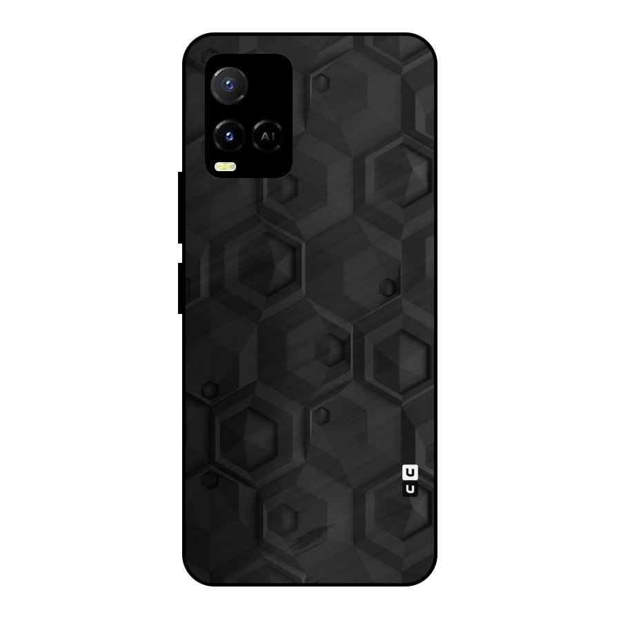 Classic Hexa Metal Back Case for Vivo Y21