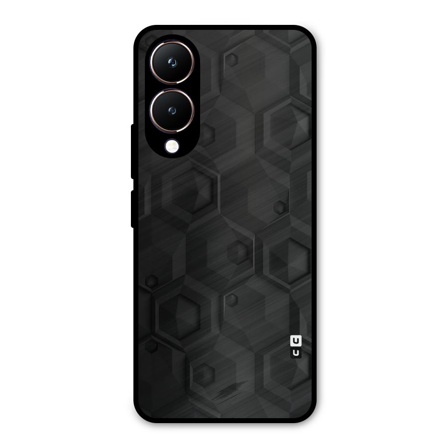 Classic Hexa Metal Back Case for Vivo Y28
