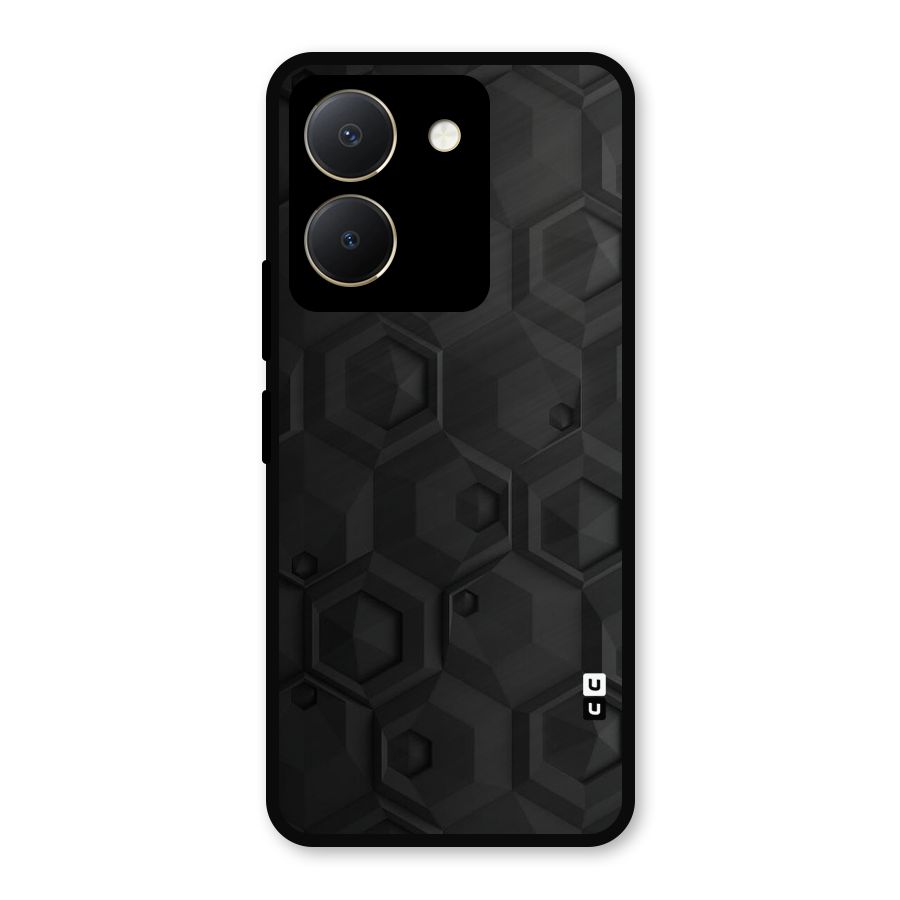 Classic Hexa Metal Back Case for Vivo Y36