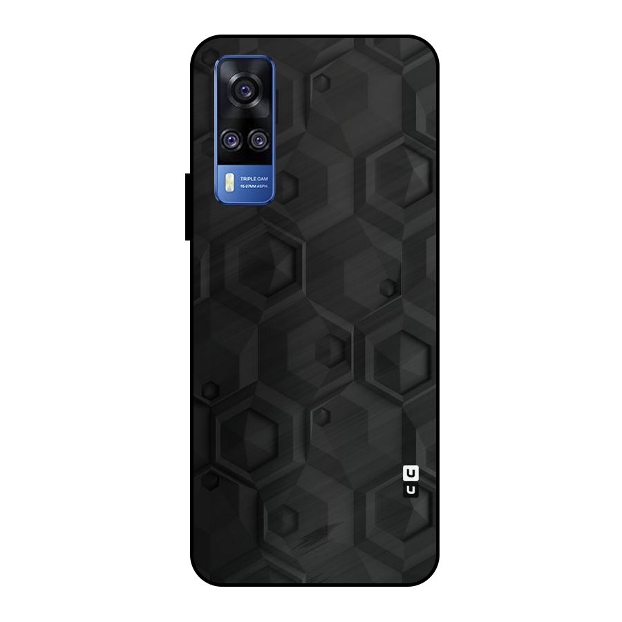 Classic Hexa Metal Back Case for Vivo Y51