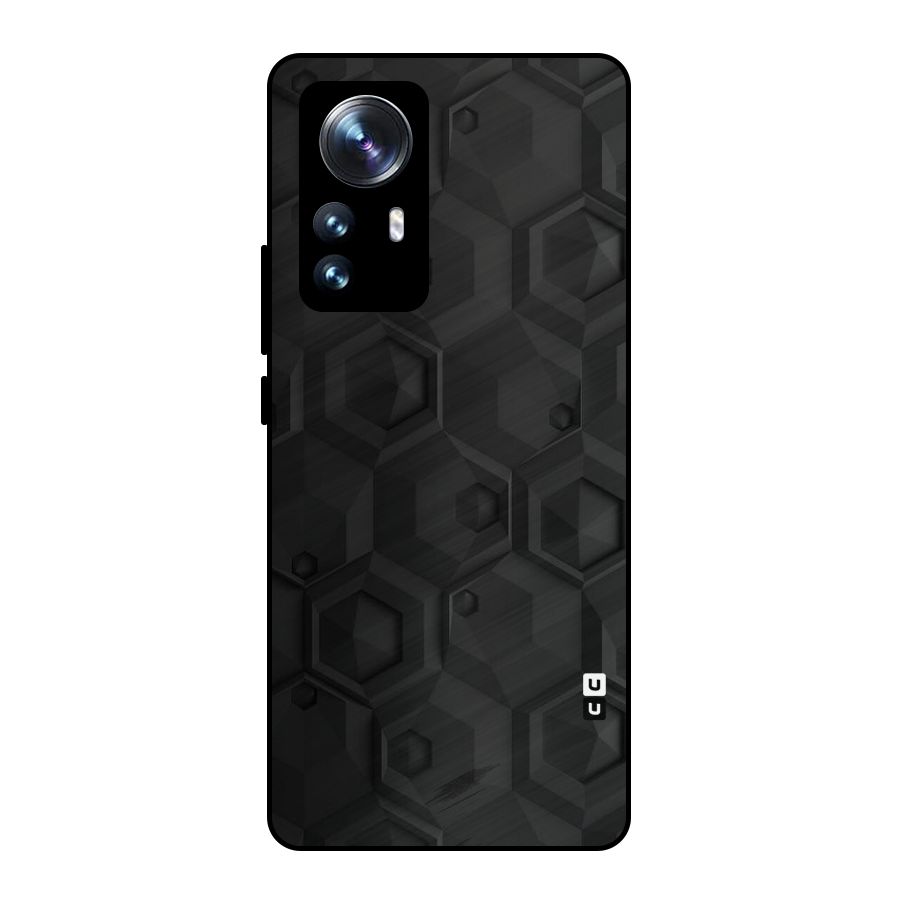 Classic Hexa Metal Back Case for Xiaomi 12 Pro
