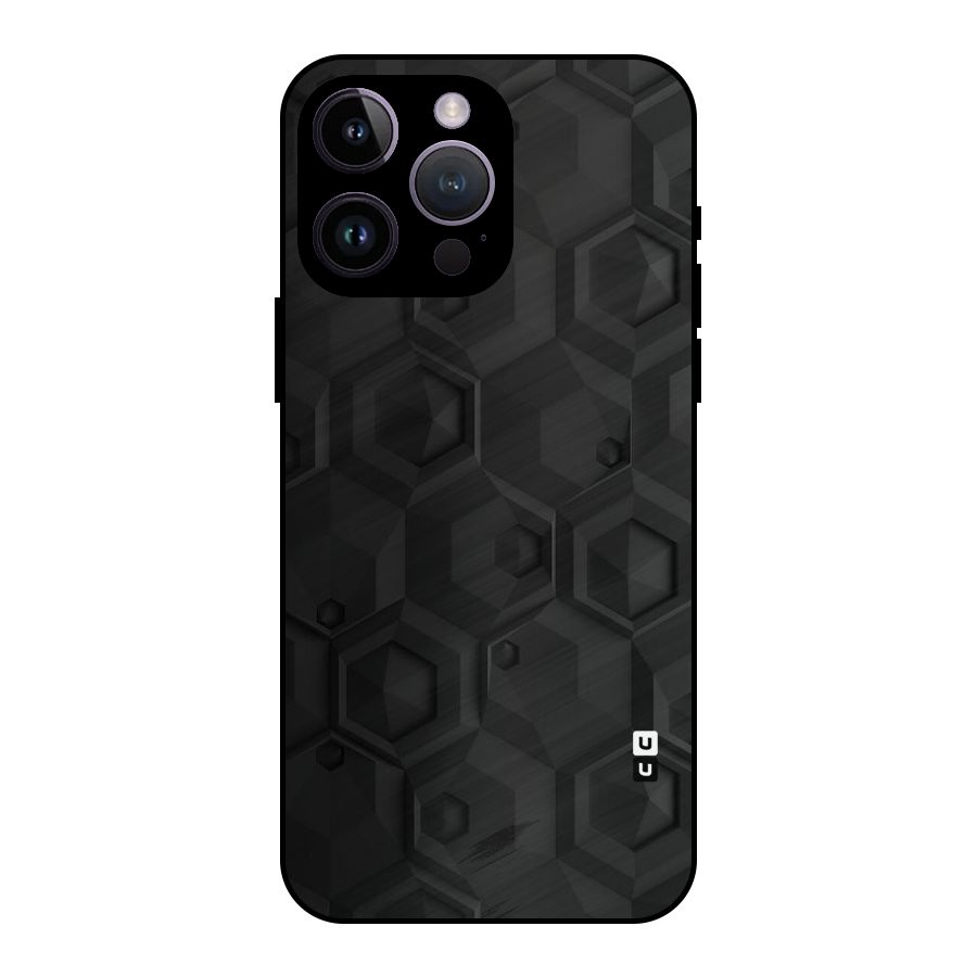 Classic Hexa Metal Back Case for iPhone 14 Pro Max