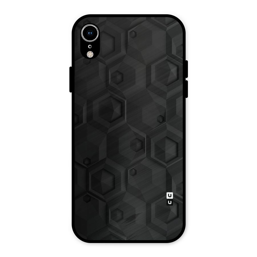 Classic Hexa Metal Back Case for iPhone XR