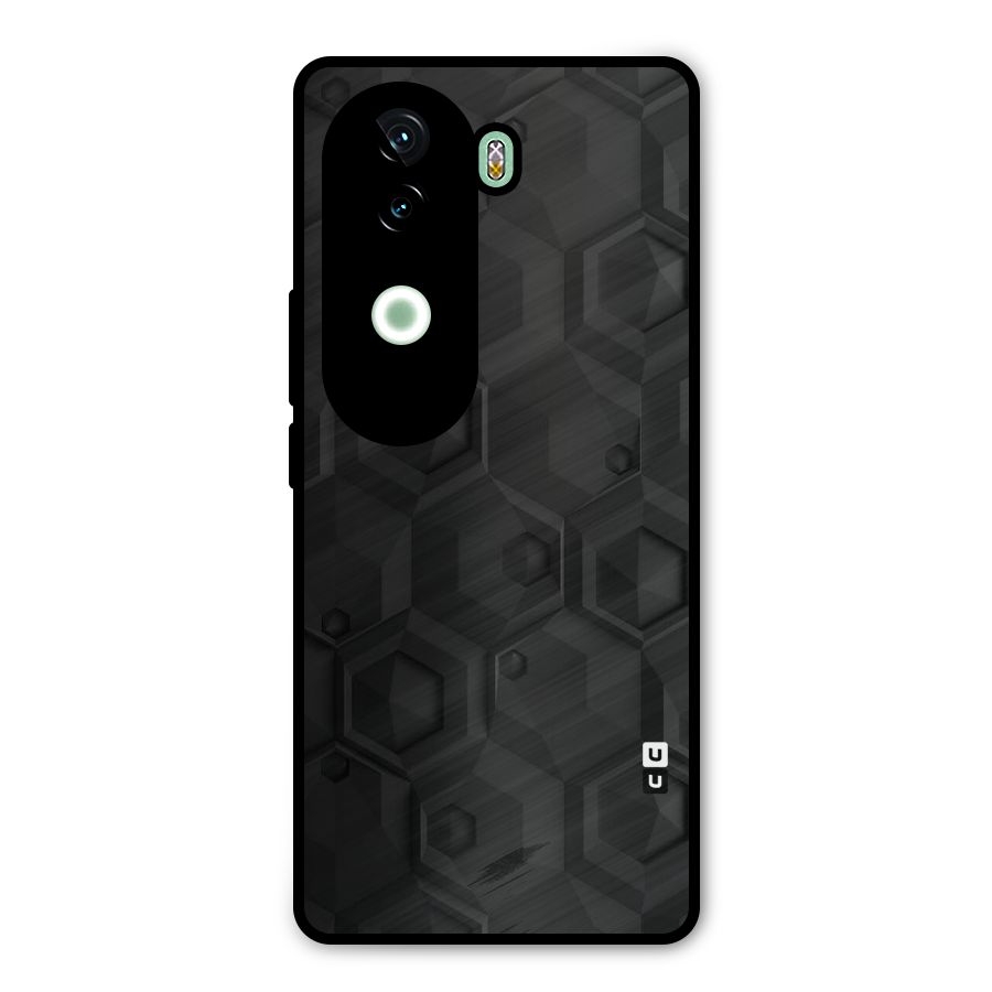 Classic Hexa Metal Back Case for iQOO Z9s