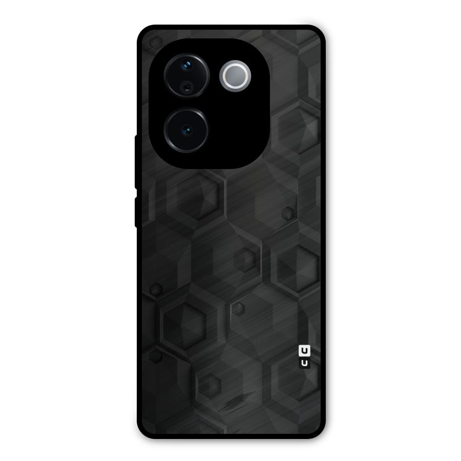 Classic Hexa Metal Back Case for iQOO Z9s Pro