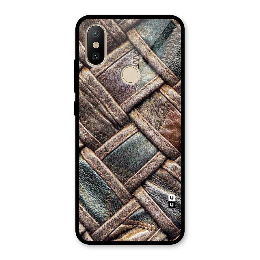 Classic Leather Belt Design Glass Back Case for Redmi A2