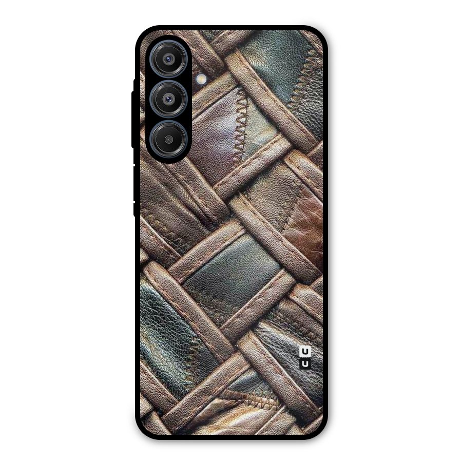 Classic Leather Belt Design Metal Back Case for Galaxy A16 5G