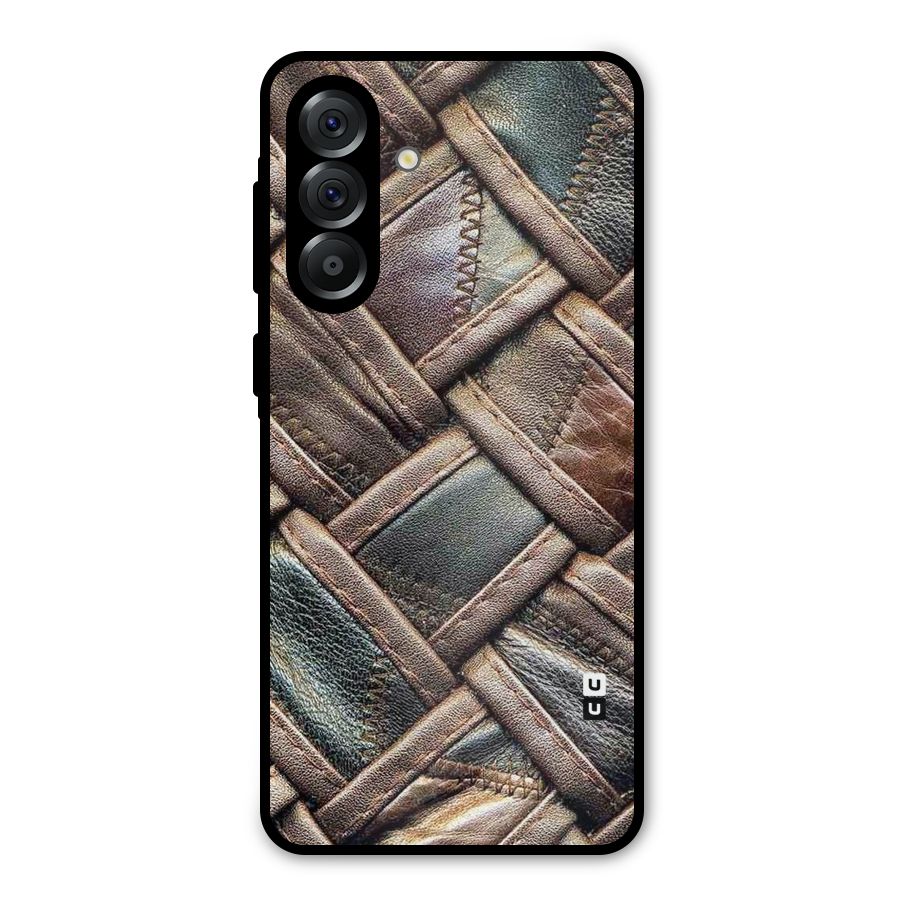 Classic Leather Belt Design Metal Back Case for Galaxy A36