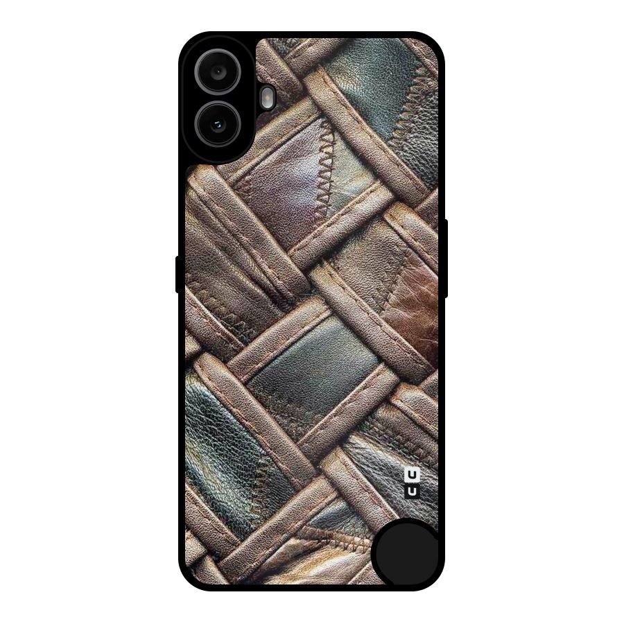Classic Leather Belt Design Metal Back Case for Nothing CMF Phone 1