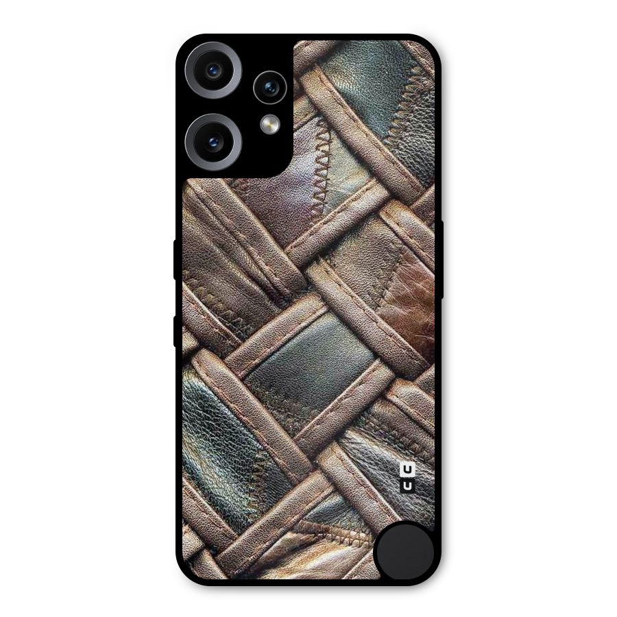 Classic Leather Belt Design Metal Back Case for Nothing CMF Phone 2 Pro