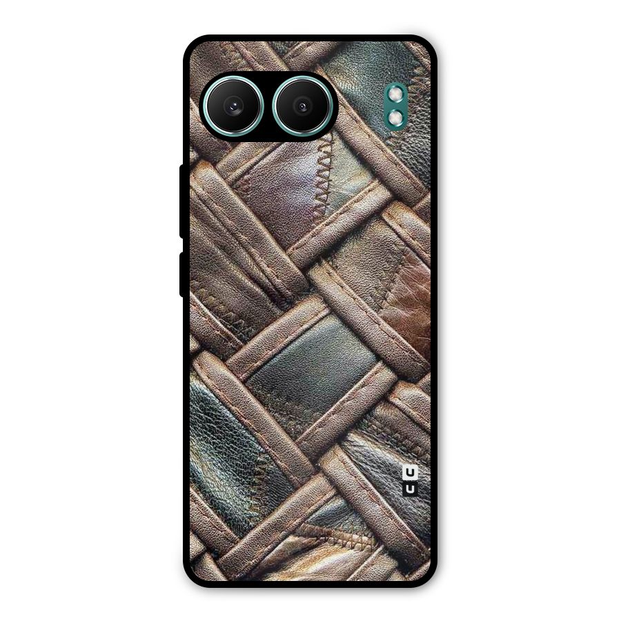 Classic Leather Belt Design Metal Back Case for OnePlus Nord 4